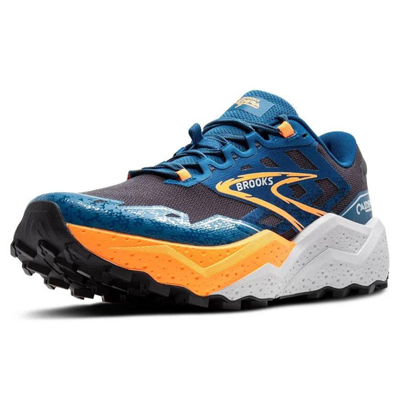 MĘSKIE BUTY DO BIEGANIA BROOKS CALDERA 7 – EBONY/BLUE SAPPHIRE/ORANGE